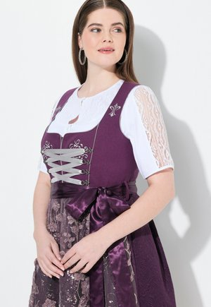 SEQUINED EMBROIDERED  - Dirndl - purple