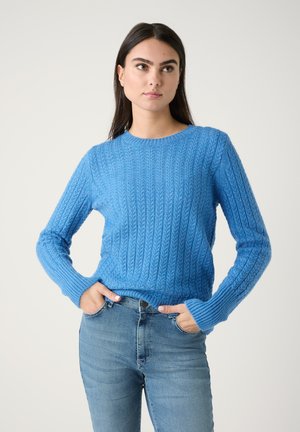 WEICHER ZOPF - Pullover - winterblue