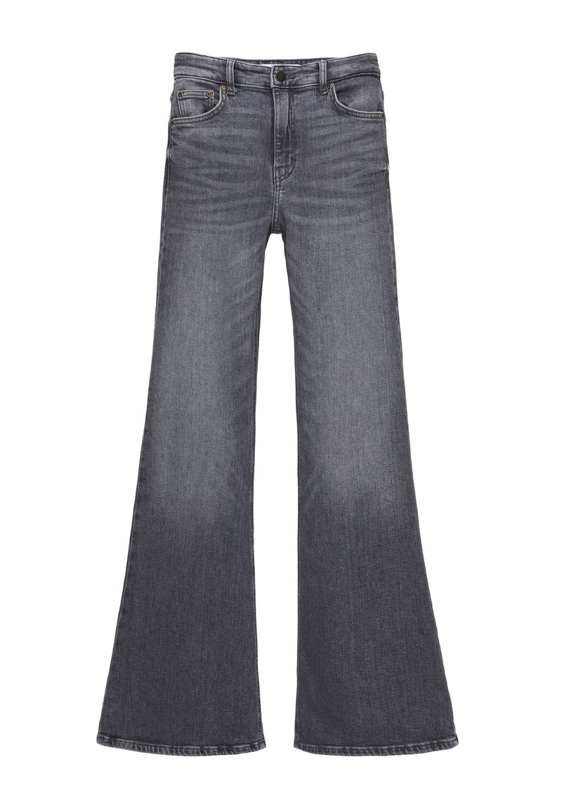 PULL&BEAR Flared Jeans donkergrijs