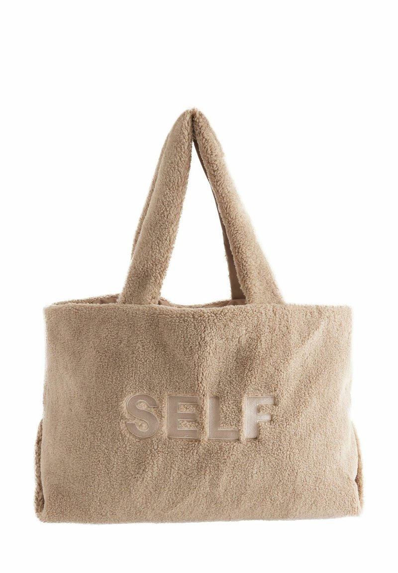 Self. BORG SHOPPER - REGULAR FIT - Kandekott - mink brown