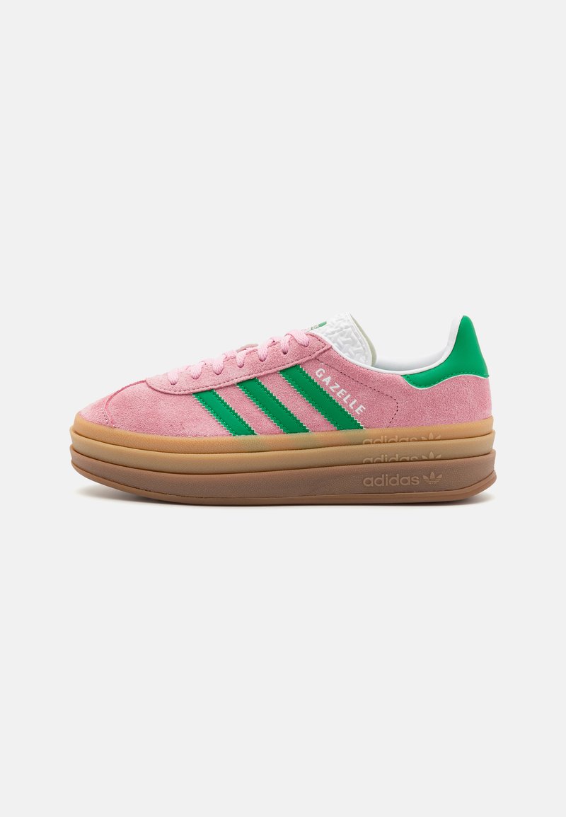adidas Originals GAZELLE BOLD Trainers true pink/green/cloud white
