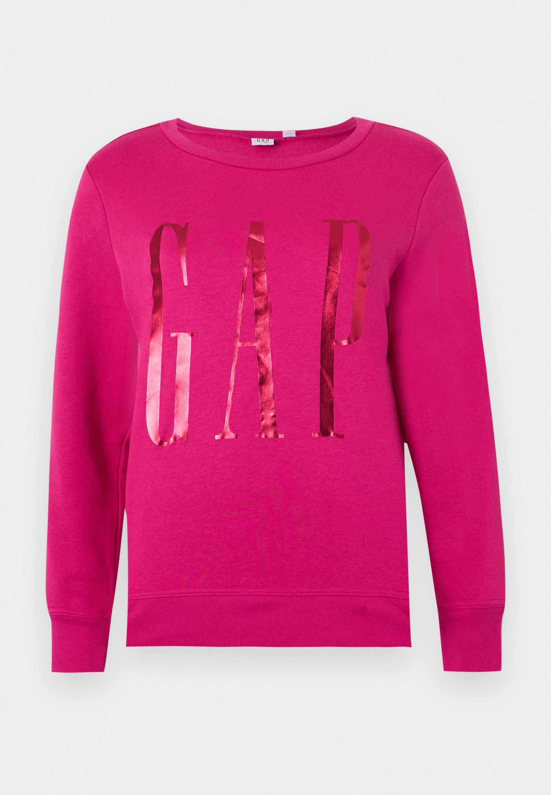 GAP Petite LOGO DOORBUSTER CREW - Mikina - bright fuchsia