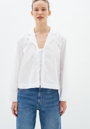 HELVE CROPPED - Blūze - pure white