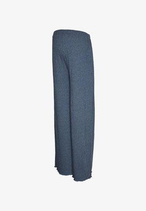 MAMALICIOUS MLSADIE WIDE JRS PANTS HW - Wide leg - bering sea detail:melange