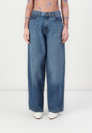 BAGGY JASPER - Wide Leg - mid blue