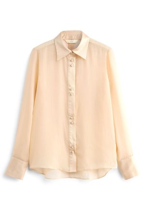 LONG SLEEVE SHEER - Skjortebluser - champagne gold