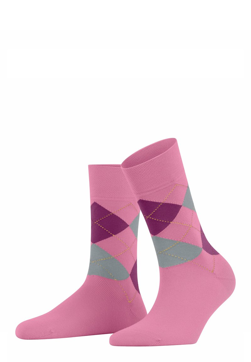 FALKE SENSITIVE ARGYLE - Socken - flamingo