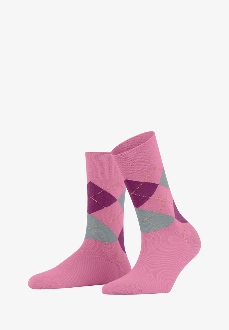 FALKE SENSITIVE ARGYLE - Socken - flamingo