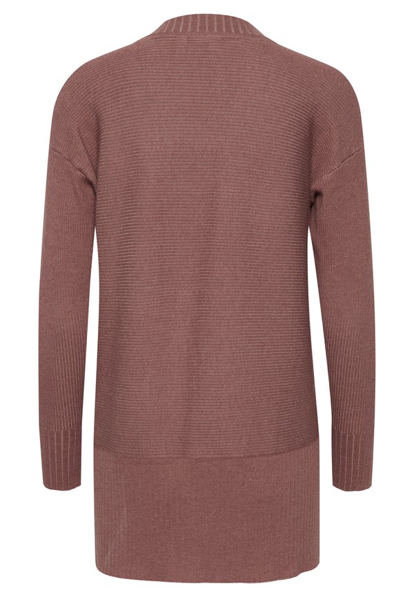 FRBESMOCK - Cardigan - cedar wood melange3