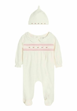 REGULAR FIT SMOCKED AND SET - Strampler - cream