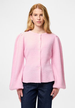 PCSILLY PUFF CARDIGAN - Vest - roseate spoonbill melange