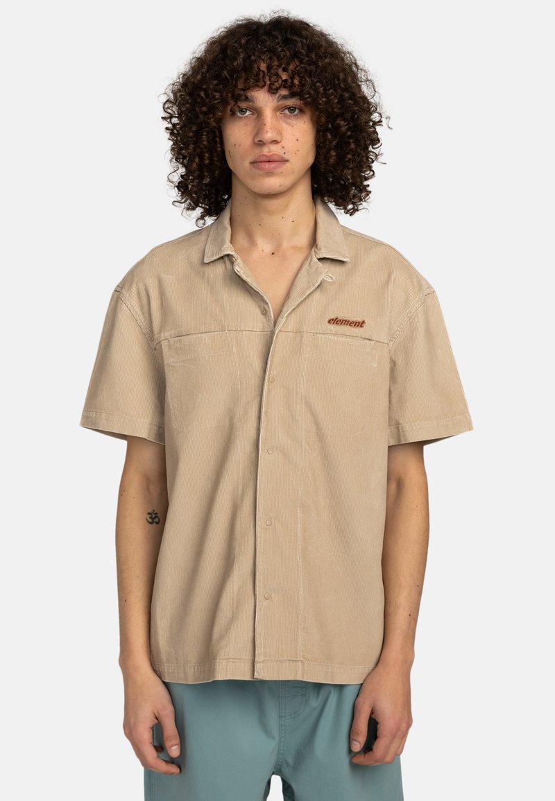 Element - COFFE BREAK  MIT KURZEN ÄRMELN - Shirt - khaki, Enlarge