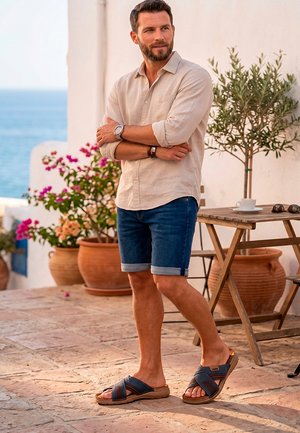 Luna Collection, INBLU - Sandalias planas - azul
