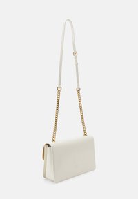 Pinko LOVE ONE CLASSIC LIGHT  - Taška s příčným popruhem - bianco nembo/antique gold-coloured