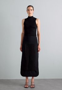 A.W.A.K.E. MODE SKIRT WITH FRAME INSERT - Μάξι φούστα - black