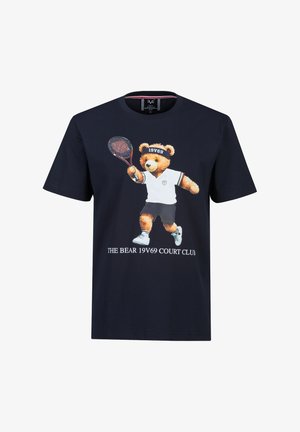 19V69 Italia, RAFAEL TENNIS TEDDY - T-shirt print - navy