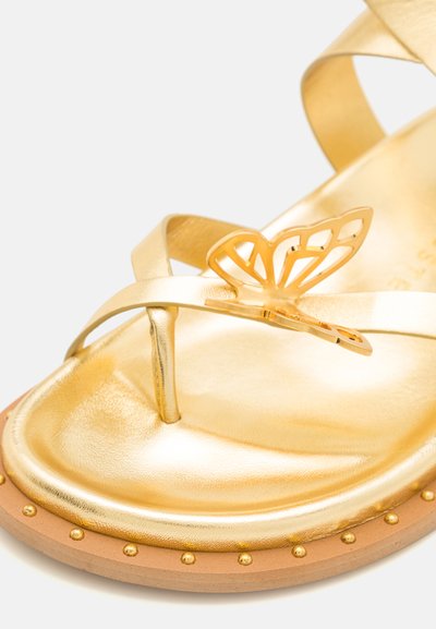 Sophia Webster MARIPOSA COMFORT - Sandales tongs - gold