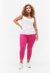 Zizzi 3/4-LENGTH  - Retuusid - püksid - fuchsia purple