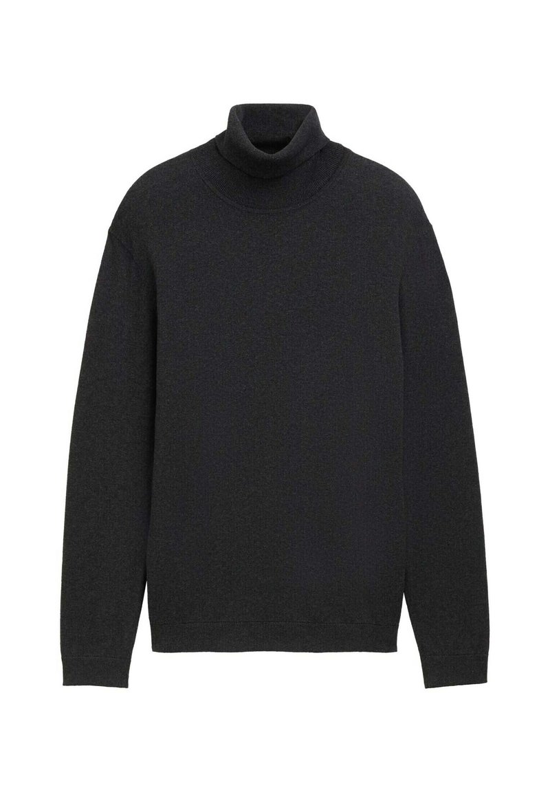 Tom Tailor Trui donkergrijs gemêleerd