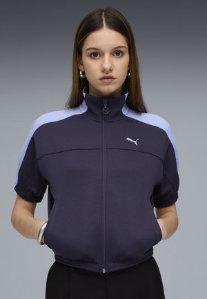 T7 FULL ZIP  - Camiseta estampada - deep plum