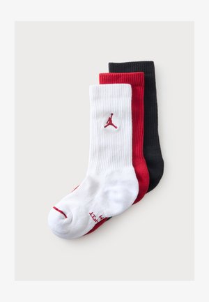 Jordan, UNISEX 3 PACK - Ponožky - red/black/white