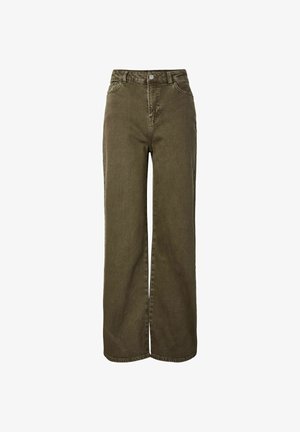 Pieces, WIDE FIT JEANS PCSELMA - Wide Leg - kalamata