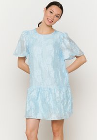 FLOWING BOW-BACK - Day dress - blue pastel
