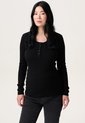 STILL-NURSING - T-shirt à manches longues - black