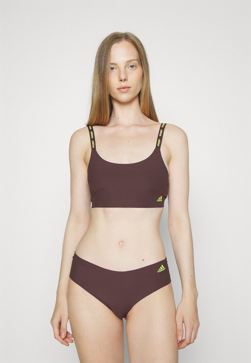 adidas Sportswear - Bustier - brown, Vergroten