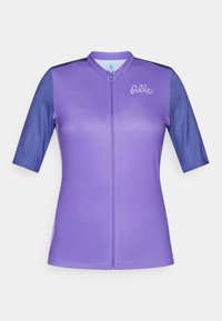 COLLAR FULL ZIP ESSENTIAL HERITAGE PRINT - Sykkeltrøyer - afterparty