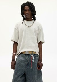 STRIPED RUSTIC - T-Shirt print - ochre