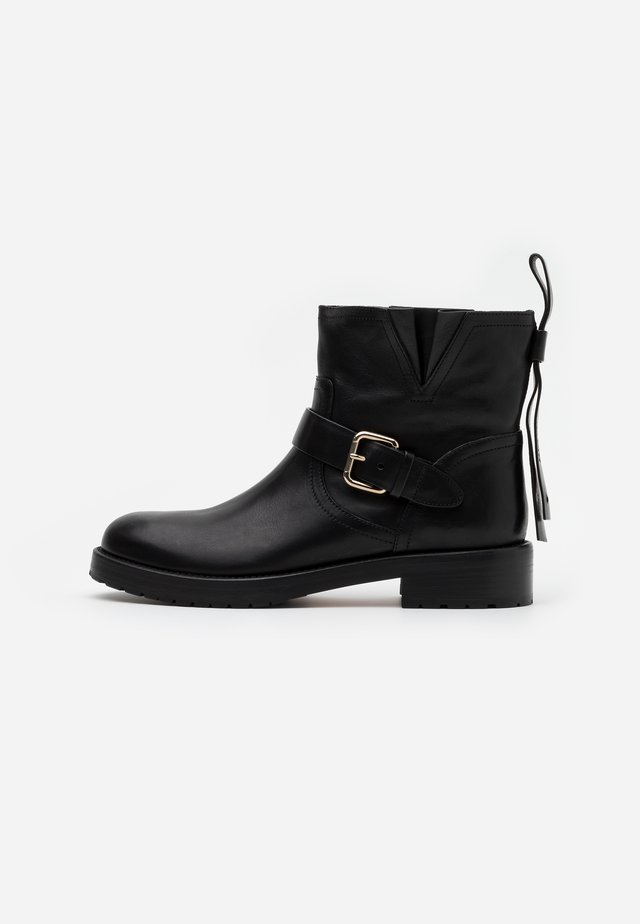 Cowboy- / bikerstøvlette - nero