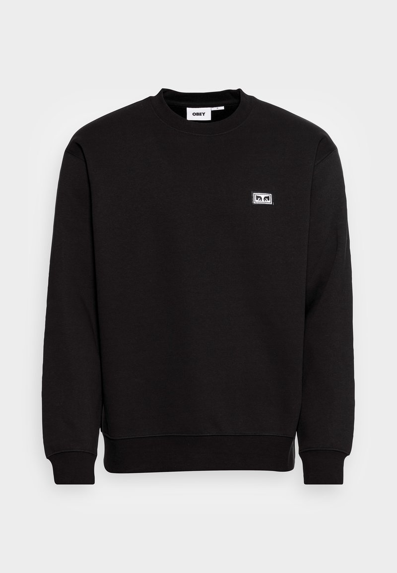 Obey Clothing ESTABLISHED WORKS EYES CREW UNISEX - Sweatshirt - black/noir  - ZALANDO.FR