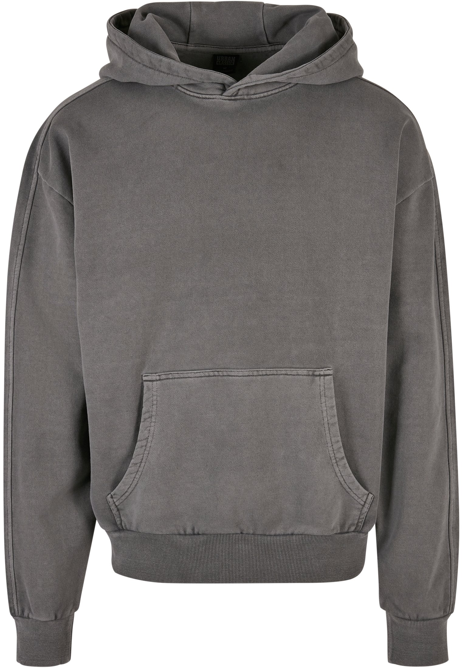 Urban Classics GARMENT DYE - Hoodie - darkshadow/dark grey - Zalando