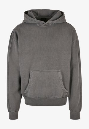 Hallide hallhalli kapuutsiga, millel on ees tasku, soonikkoes varrukad ja äär. Pehme tekstuur, lõdva stiiliga.