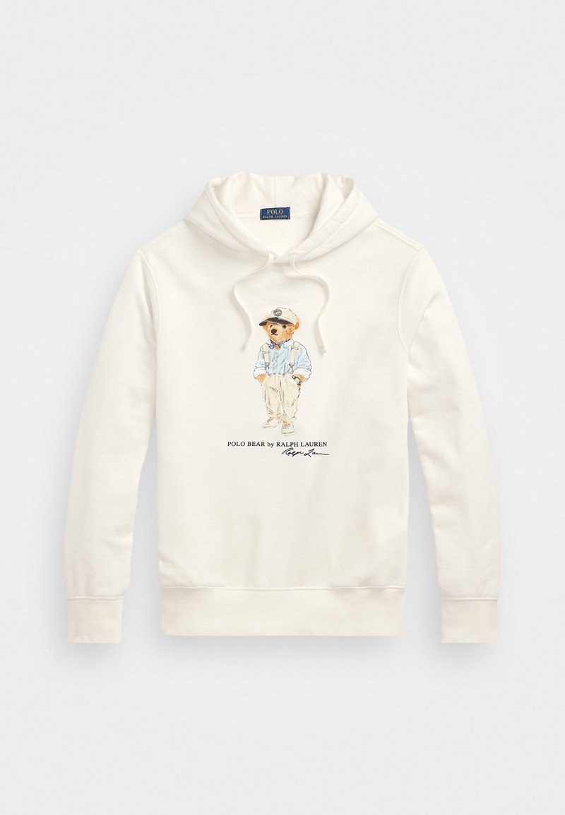 Polo Ralph Lauren LONG SLEEVE - Hoodie - white