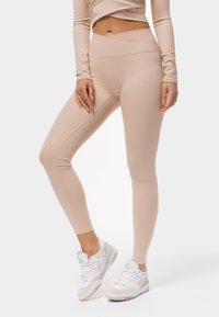 carpatree - CROSSOVER HIGHWAIST  - Legging - beige Miniatuurafbeelding 1