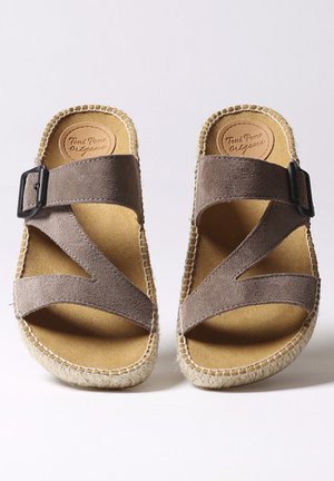 BIBI-SE - Pantolette flach - taupe