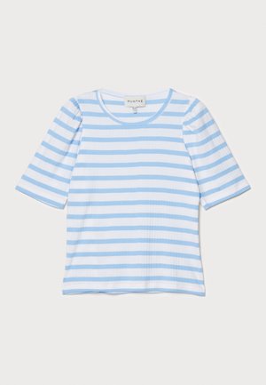 MUNTHE JIKOLAZ - Print T-shirt - light blue