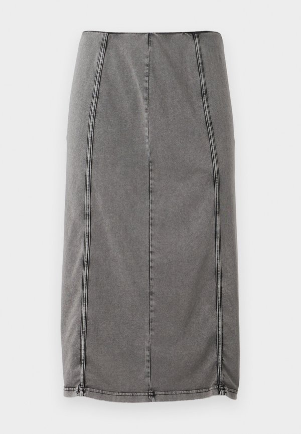 ALLEGRA - Pencil skirt - dirty denim3
