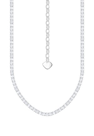 MIT STEINEN - Halskette - silberfarben weiß