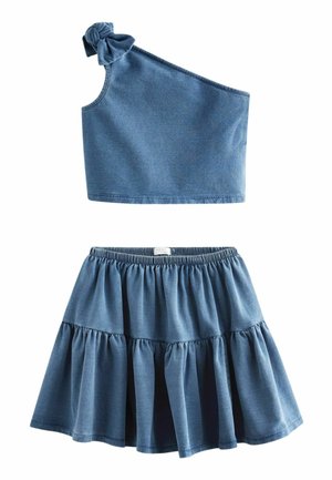 SET - Jeansrok - blue