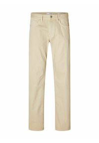 Selected Homme 196 LIGHT WASH - Vaqueros tapered - oatmeal