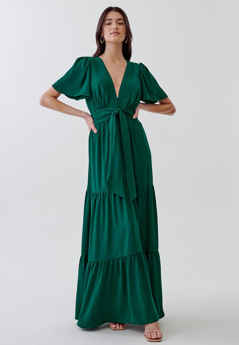 TUSSAH - AUORA - Maxi dress - emerald, Enlarge