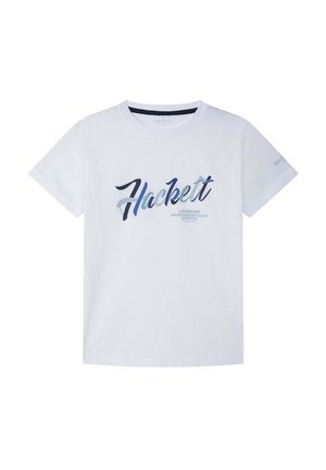 T-shirt med print - optic white