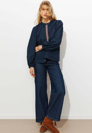 FOLK BRODÉE - Blouse - marine
