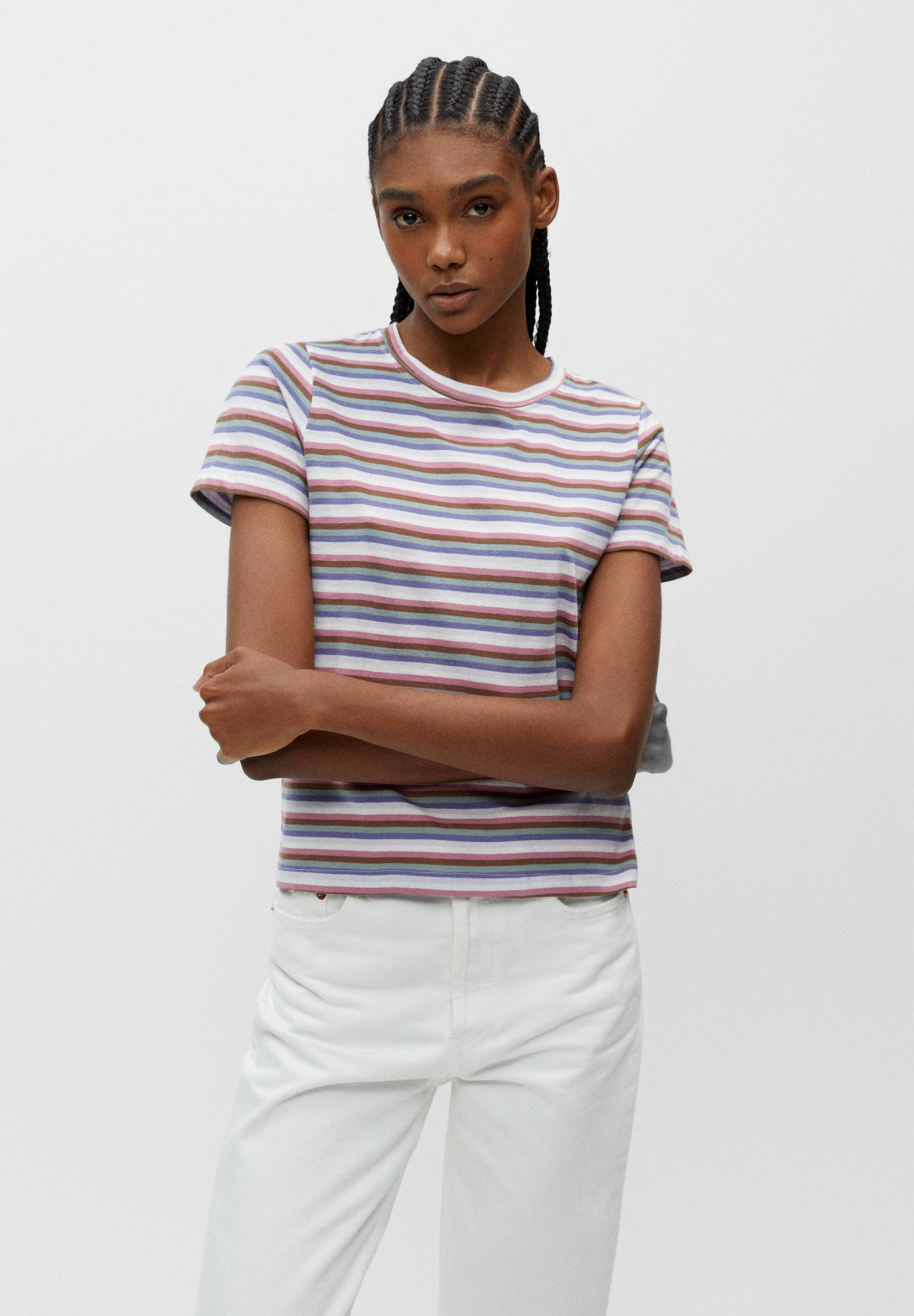 pull and bear striped t shirt