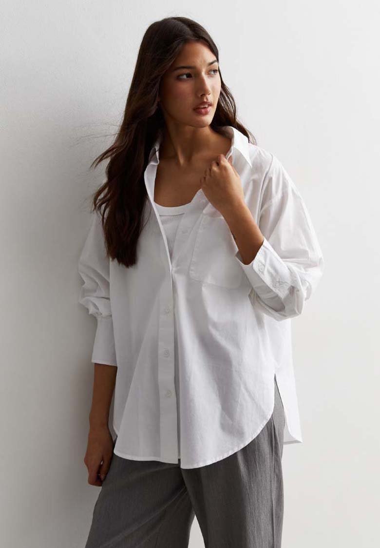 New Look Camicia - white