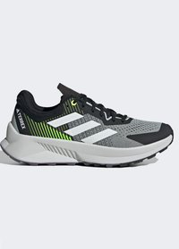 adidas Terrex SOULSTRIDE FLOW - Löparskor terräng - silver   crystal white   lucid lemon