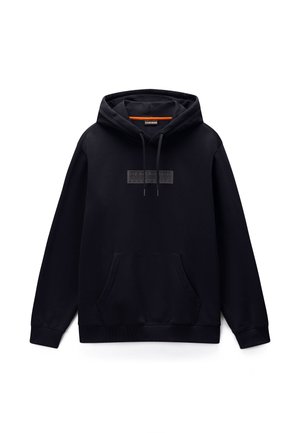 Napapijri, BOX LOGO - Φούτερ με κουκούλα - black